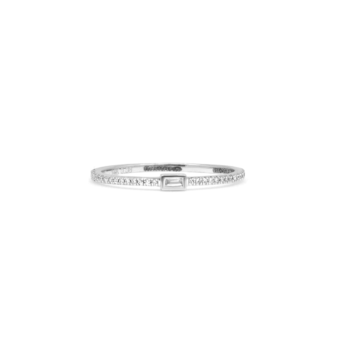 Baguette Diamond Stackable Ring