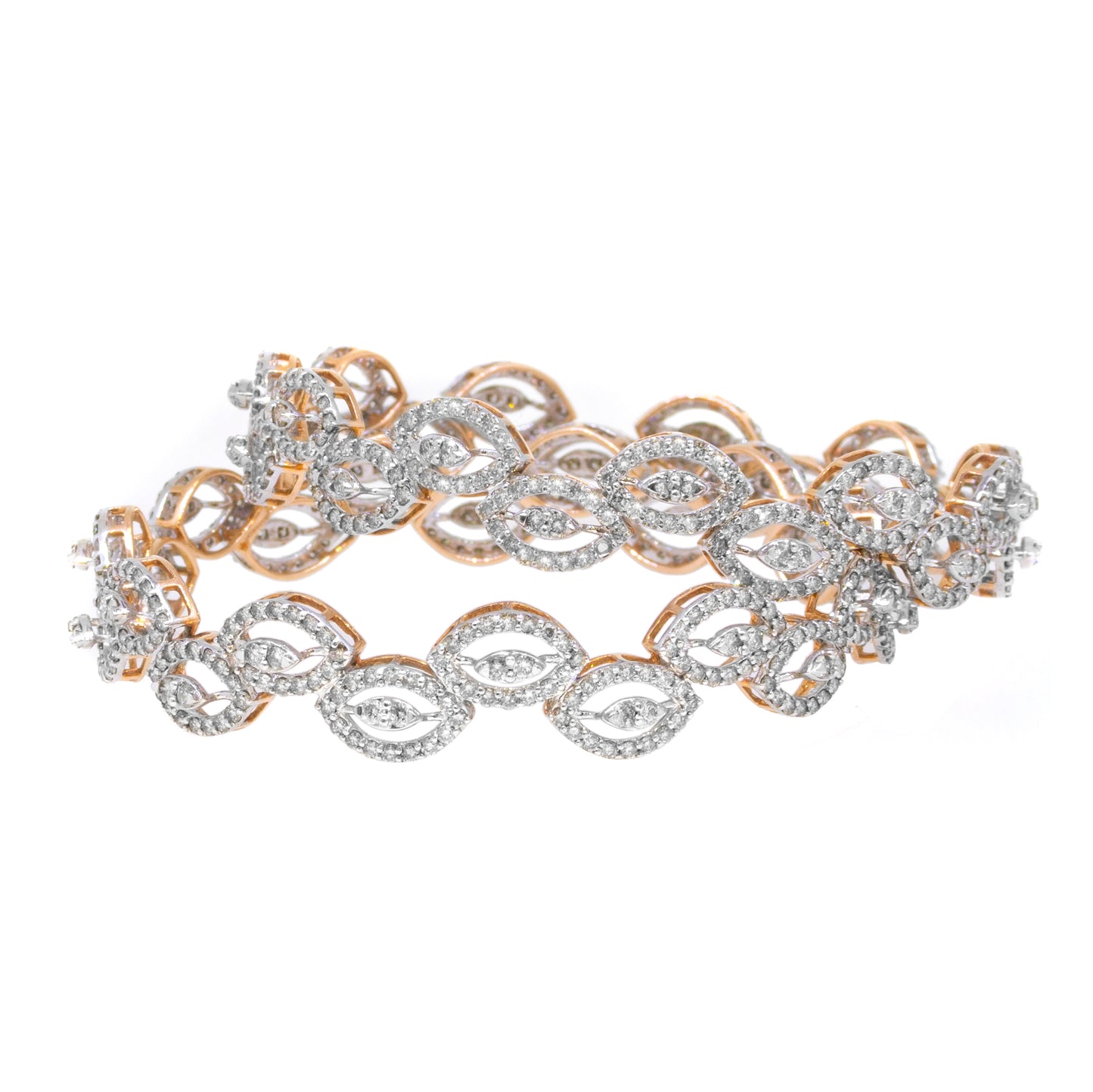 Stunning 14K Gold Diamond Bracelet - IGI Certified, Minimalistic Elegance