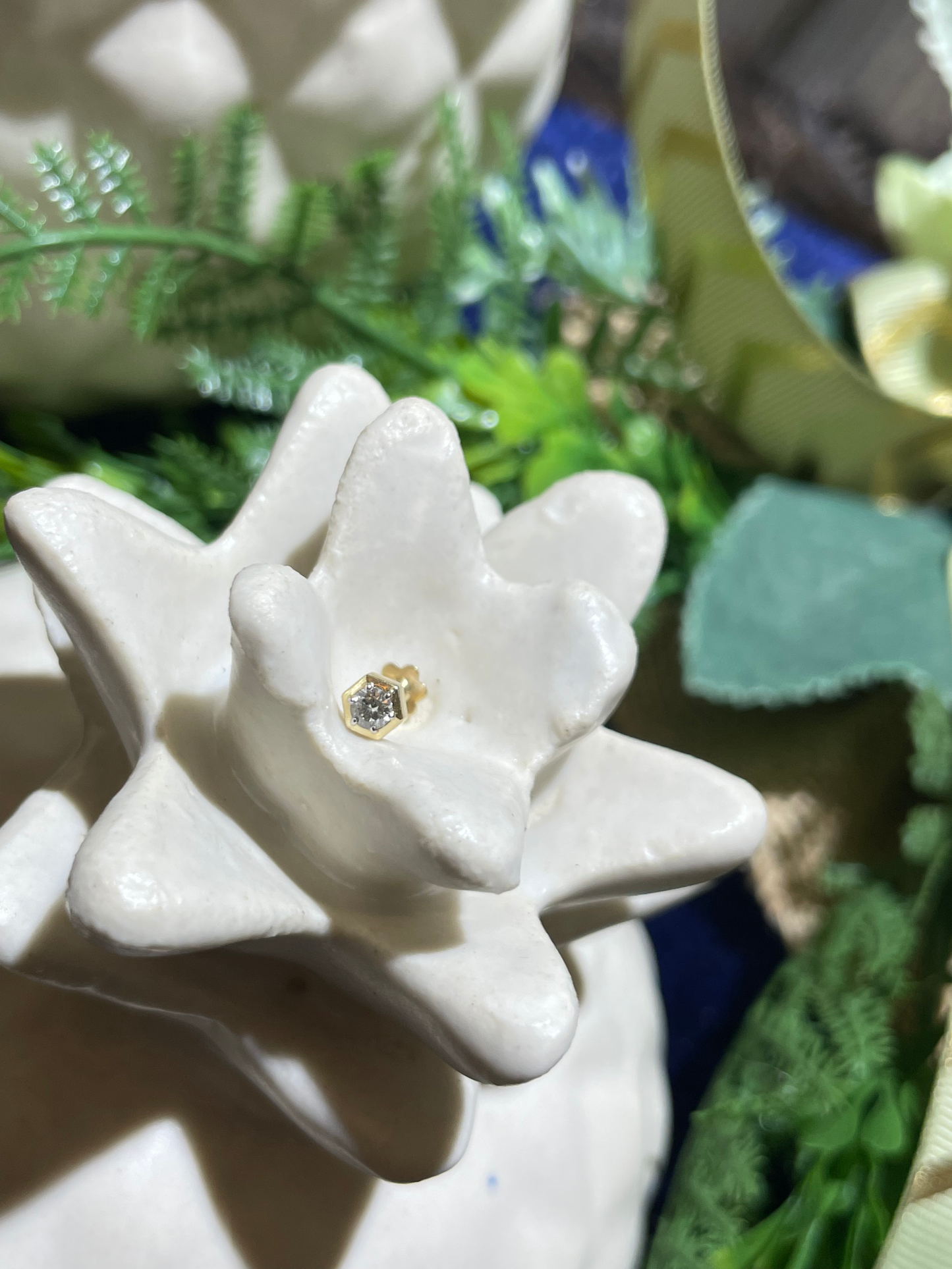 Hexagon Bezel Nosepin