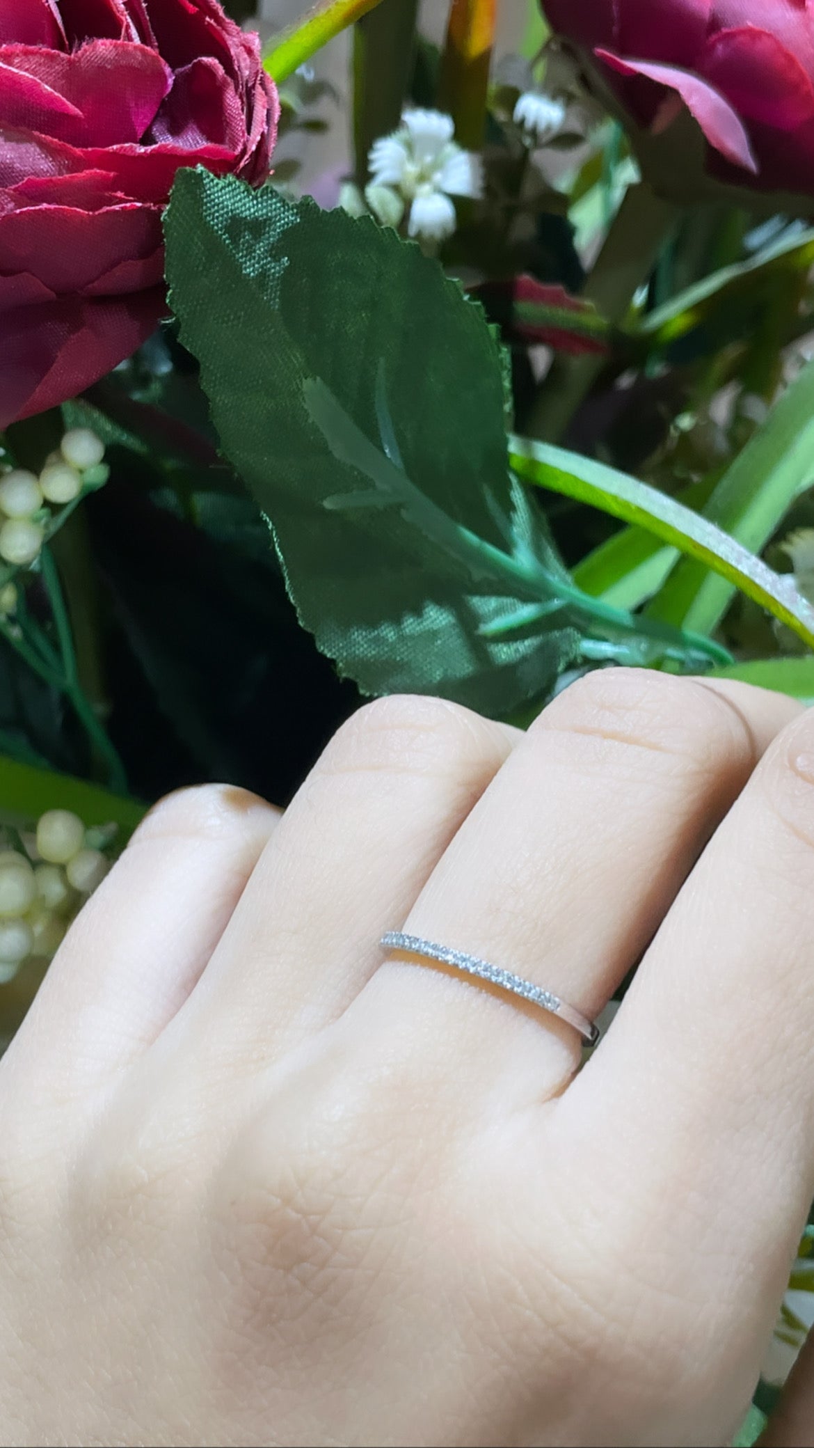 Half Pave Ring