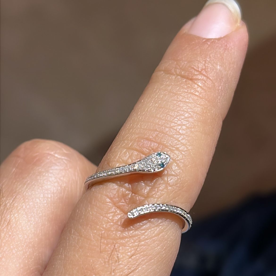 Diamond Snake Ring