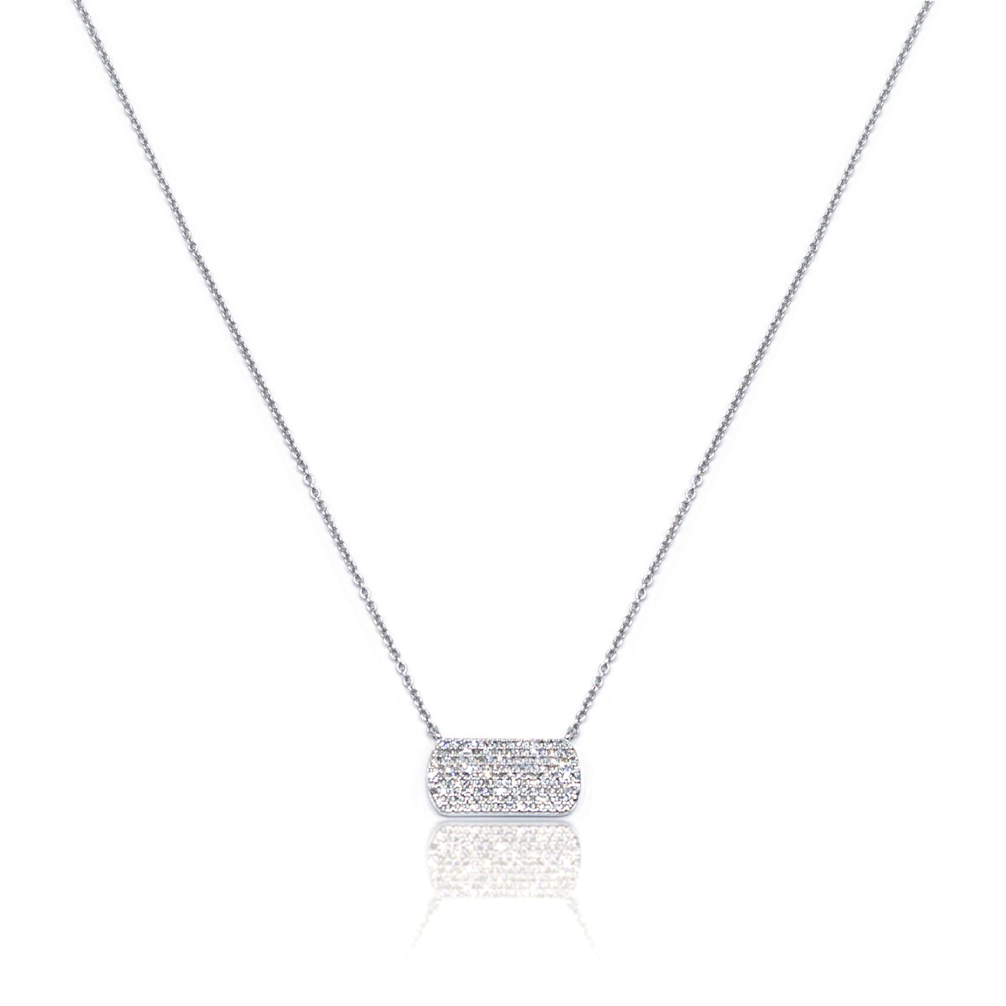 Diamond Tag Necklace