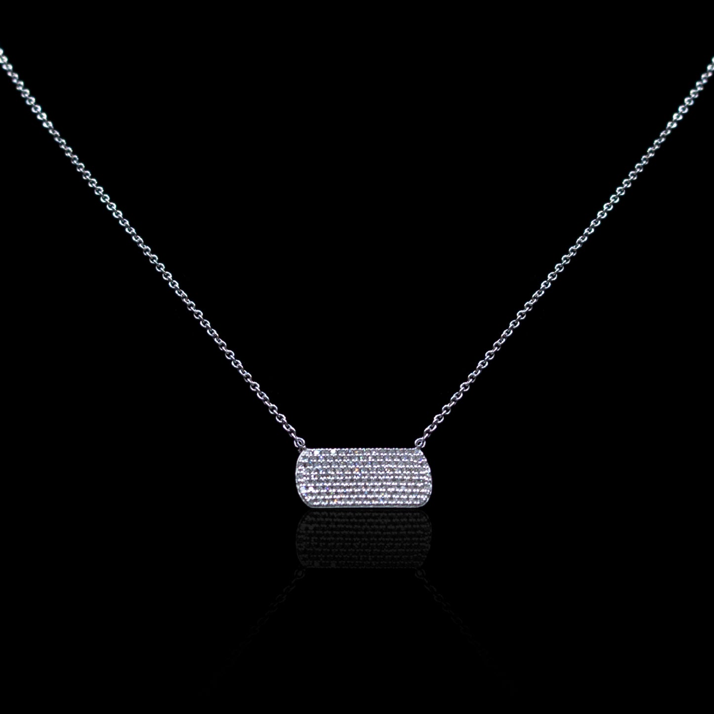 Diamond Tag Necklace